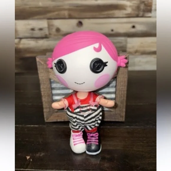 Lalaloopsy Littles Sister Sherri Charades (mime)Doll. Pink, Black& White. No Dog - Picture 7 of 10